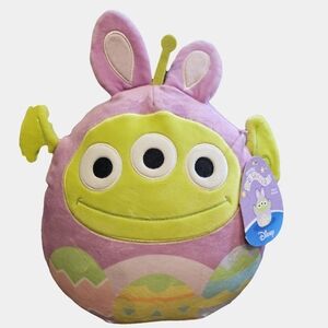 Squishmallows Disney Pixar Toy Story Alien Purple Bunny Suit 2023 Easter Squad